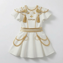 Load image into Gallery viewer, Personalized Fantasy Girl Dress Custom Name Gift for Daughter