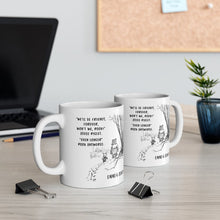 Load image into Gallery viewer, Personalized White Mug Gift for Friends Forever Quote