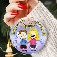 Load image into Gallery viewer, Personalized Ceramic Ornament Gift for Couples Christmas