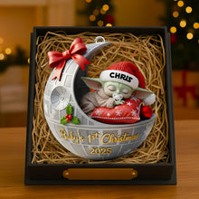 Load image into Gallery viewer, Personalized Baby's 1st Christmas Acrylic Ornament Gift for Kids