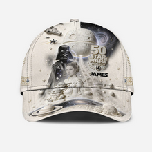 Load image into Gallery viewer, Personalized Star Wars 50th Anniversary Classic Cap Gift for Movie Fans