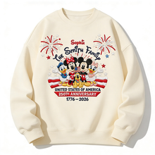 Load image into Gallery viewer, Personalized Family All Over Shirt 250th Anniversary Gift