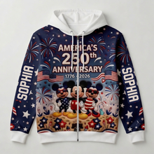 Load image into Gallery viewer, Personalized All Over Print Shirt 250th America Anniversary Gift for Fans