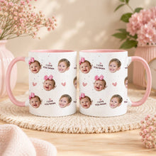 Load image into Gallery viewer, Personalized Ceramic Accent Mug Custom Photo Gift for Dad