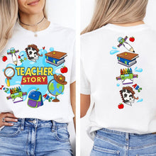 Load image into Gallery viewer, Personalized Teacher Shirt Cute School Supply Gift for Teachers