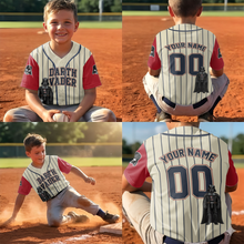 Load image into Gallery viewer, Personalized Baseball Jersey Family Matching Darth Vader Gift for Kids and Adults