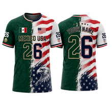 Load image into Gallery viewer, Personalized Soccer Jersey Custom Mexico USA France Argentina Gift for Football Lovers