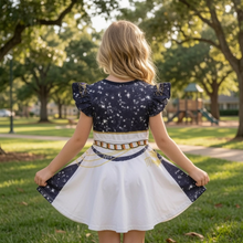 Load image into Gallery viewer, Personalized Fantasy Girl Kid Dress Custom Name Gift for Daughter
