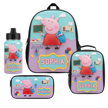 Load image into Gallery viewer, Personalized Kids Baseball Jersey with Pig Design for Back to School Gift