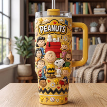 Load image into Gallery viewer, Personalized Peanuts 40oz Tumbler with Handle - Unique Gift