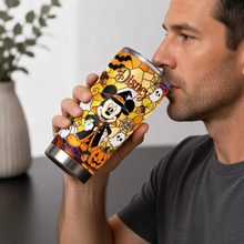 Load image into Gallery viewer, Personalized Halloween Tumbler with Disney Characters for Her
