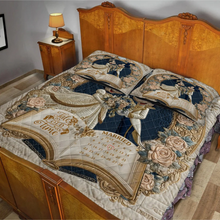 Load image into Gallery viewer, Personalized Fairy Tale Quilt Bedding Set for Couples Gift