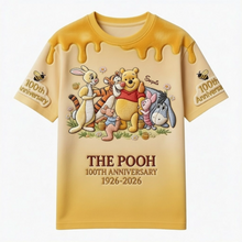 Load image into Gallery viewer, Personalized Honey Bear All-Over Print Shirt for Movie Fans Anniversary Gift