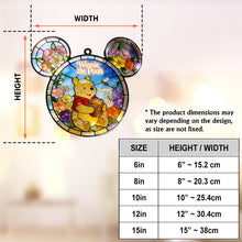 Load image into Gallery viewer, Personalized Winnie the Pooh Suncatcher Ornament Gift for Her