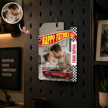 Load image into Gallery viewer, Personalized Hot Wheels Packaging Photo Keepsake Gift for Dad
