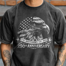 Load image into Gallery viewer, Personalized Vintage Bald Eagle Independence Day Comfort Shirt for Dad