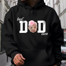 Load image into Gallery viewer, Personalized Dark Shirt Custom Photo Best Dad or Mom Gift