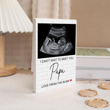 Load image into Gallery viewer, Personalized Baby Scan Building Block Gift for Daddy