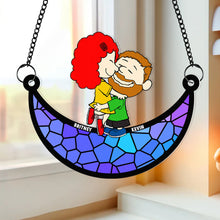 Load image into Gallery viewer, Personalized Window Hanging Suncatcher Ornament Gift for Couple