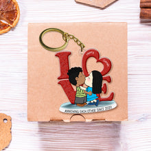 Load image into Gallery viewer, Personalized Acrylic Keychain Love Gift for Couple | GradoCreations