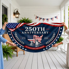 Load image into Gallery viewer, Personalized Family Name Flag 250 Years of Liberty Gift