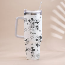 Load image into Gallery viewer, Personalized Mouse Tumbler with Handle Custom Name Gift for Kids
