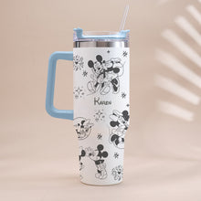 Load image into Gallery viewer, Personalized Mouse Tumbler with Handle Custom Name Gift for Kids

