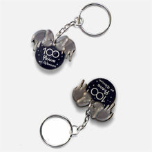 Load image into Gallery viewer, Personalized 100 Years of Wonder Wood Keychain Custom Gift
