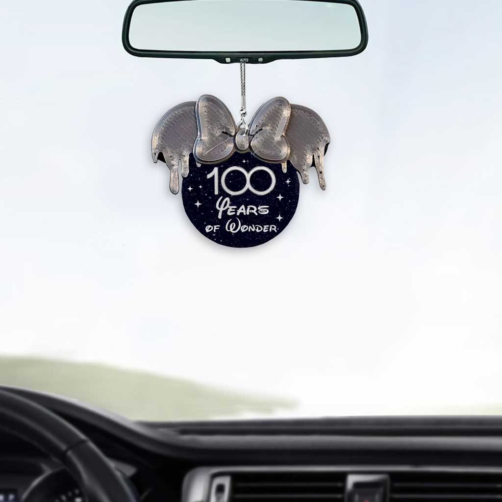 Personalized 100 Years of Wonder Mouse Car Ornament Custom Gift