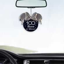 Load image into Gallery viewer, Personalized 100 Years of Wonder Mouse Car Ornament Custom Gift
