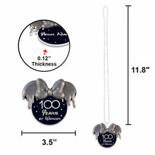 Load image into Gallery viewer, Personalized 100 Years of Wonder Mouse Car Ornament Custom Gift
