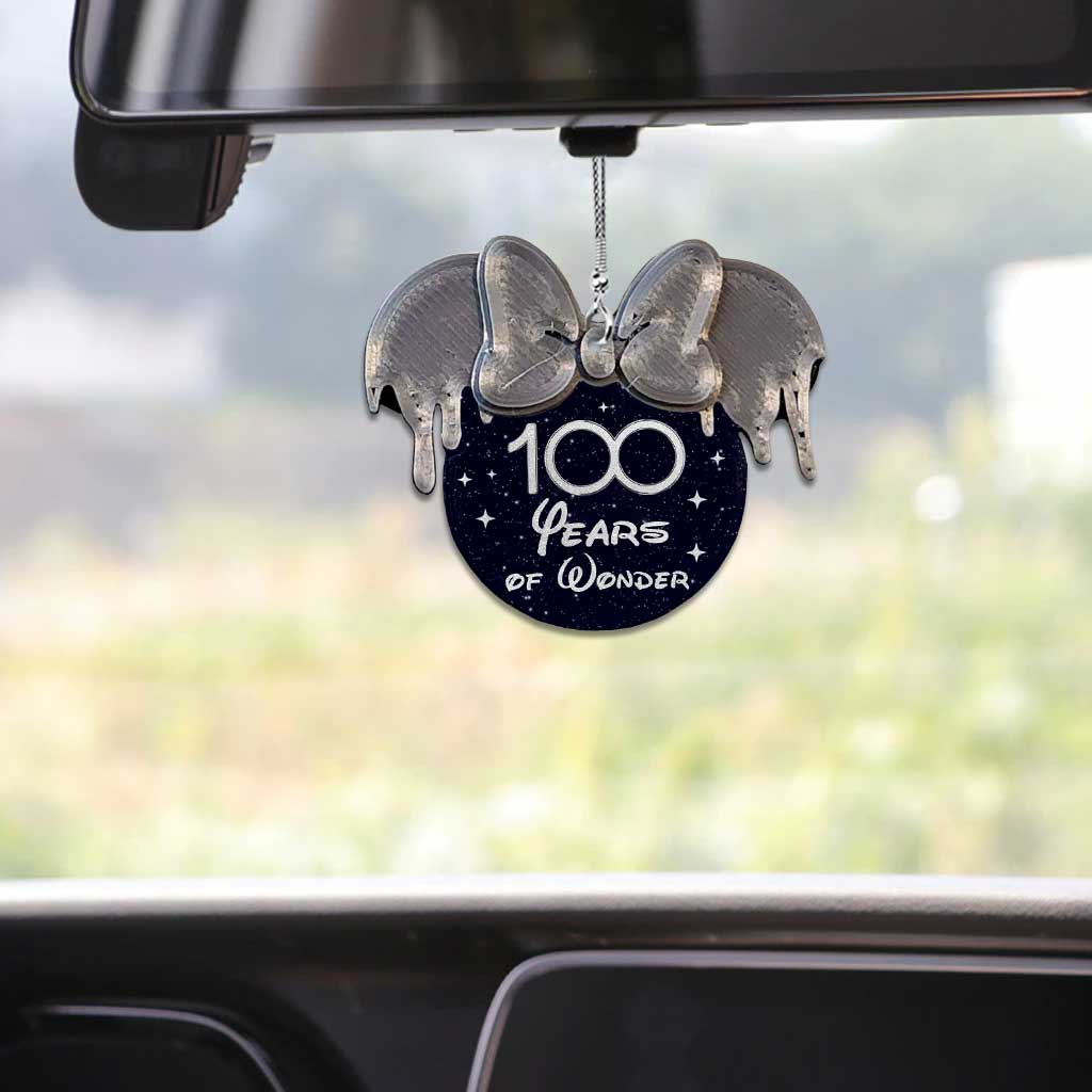 Personalized 100 Years of Wonder Mouse Car Ornament Custom Gift