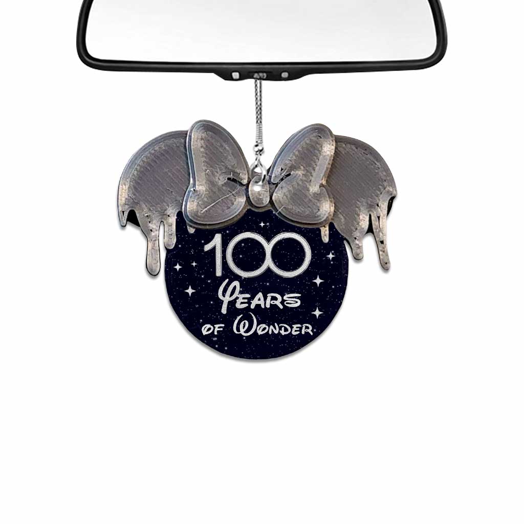 Personalized 100 Years of Wonder Mouse Car Ornament Custom Gift