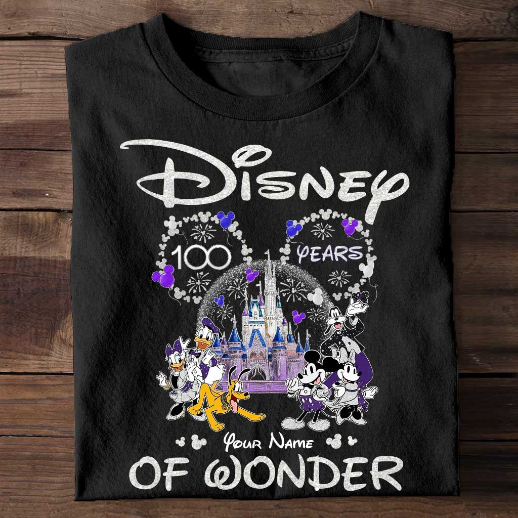 Personalized Disney 100 Years T-shirt & Hoodie Gift for Kids