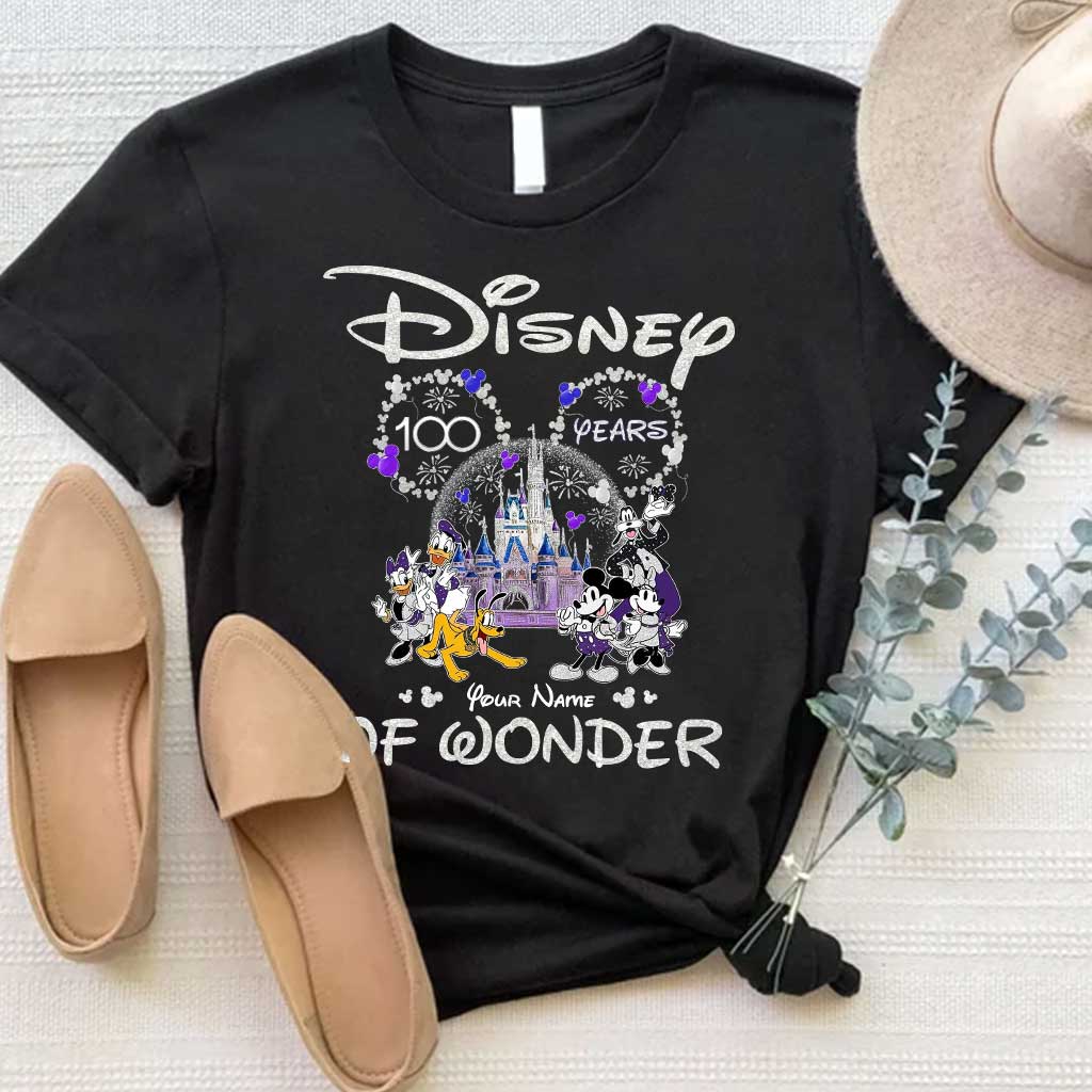 Personalized Disney 100 Years T-shirt & Hoodie Gift for Kids