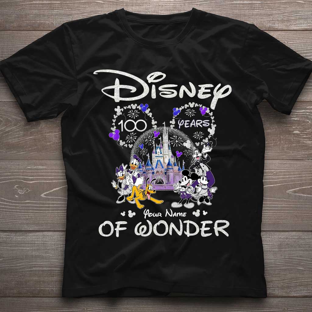 Personalized Disney 100 Years T-shirt & Hoodie Gift for Kids