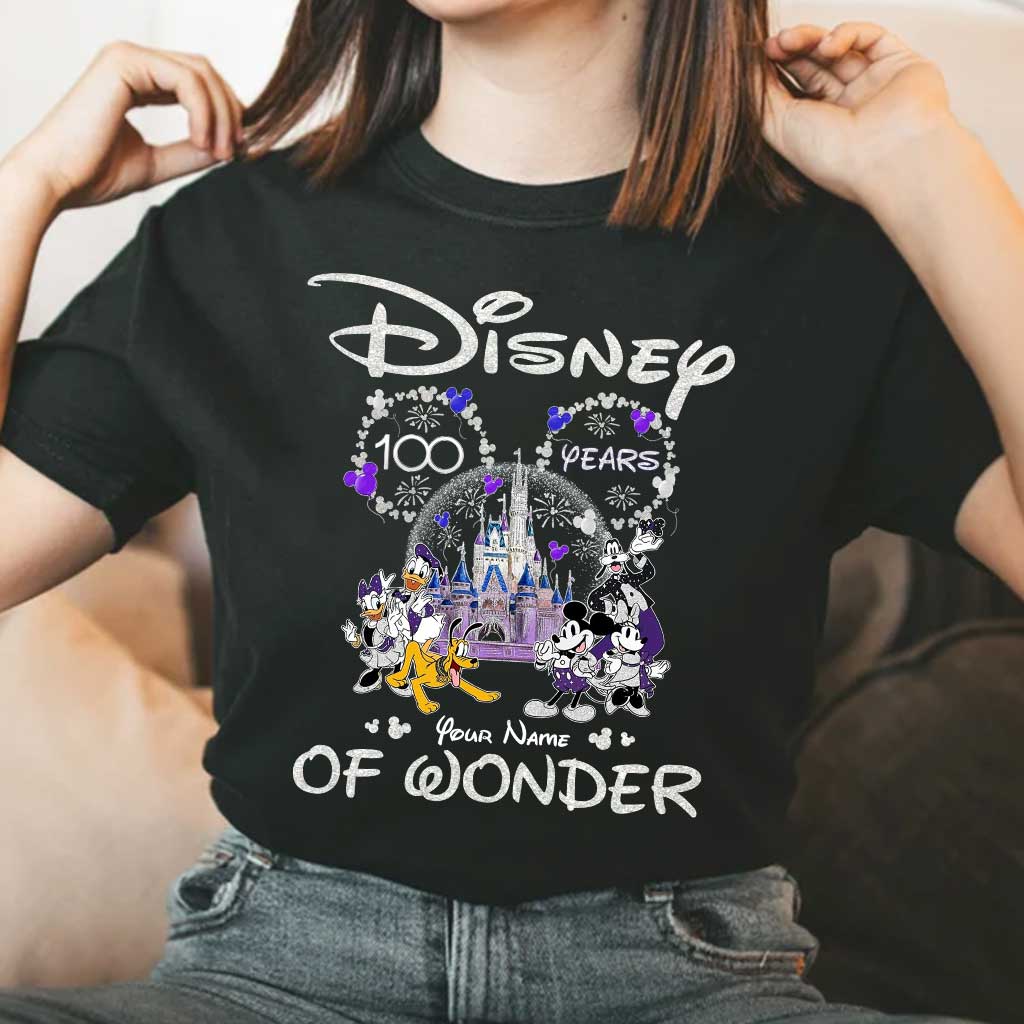 Personalized Disney 100 Years T-shirt & Hoodie Gift for Kids