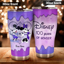 Load image into Gallery viewer, Personalized Disney Tumbler 100 Years of Wonder Custom Name Gift

