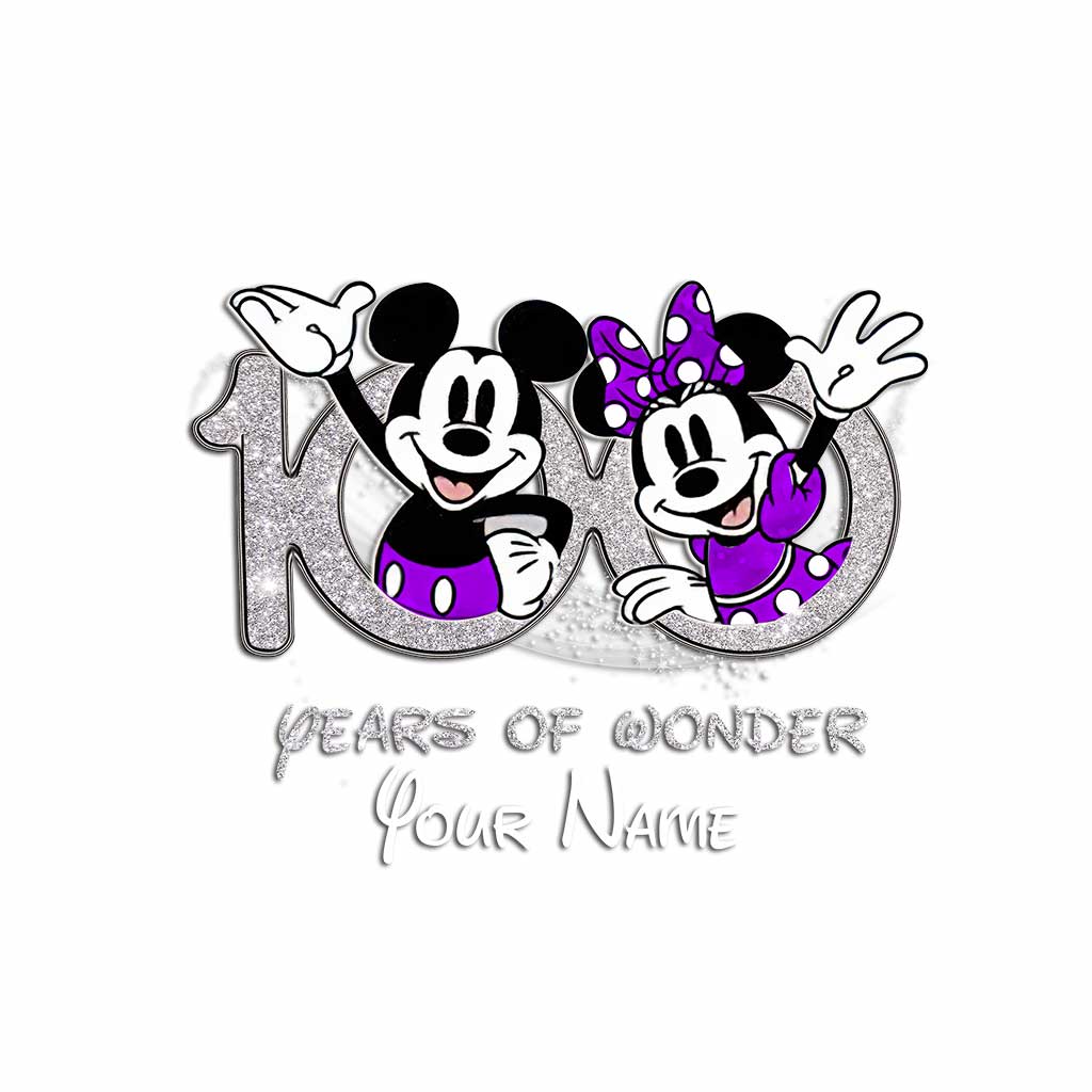 Personalized 100 Years of Wonder Mouse Decal for Cars & More