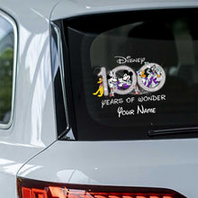 Load image into Gallery viewer, Personalized Disney 100 Years of Wonder Decal for Car or Wall
