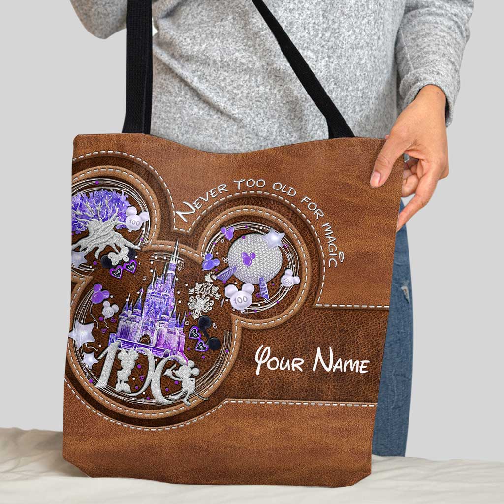 Personalized Mouse Tote Bag Custom Name Gift for Birthday
