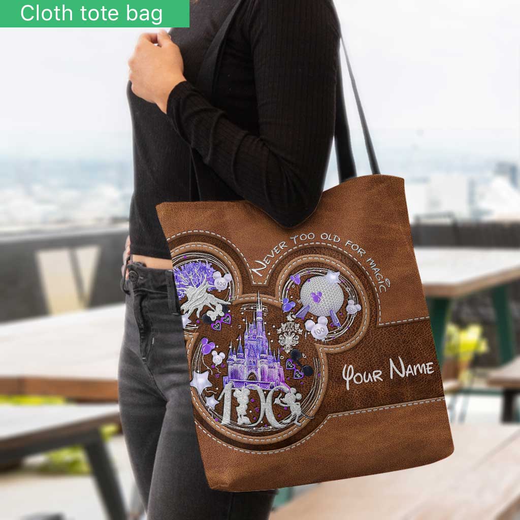 Personalized Mouse Tote Bag Custom Name Gift for Birthday
