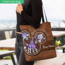 Load image into Gallery viewer, Personalized Mouse Tote Bag Custom Name Gift for Birthday
