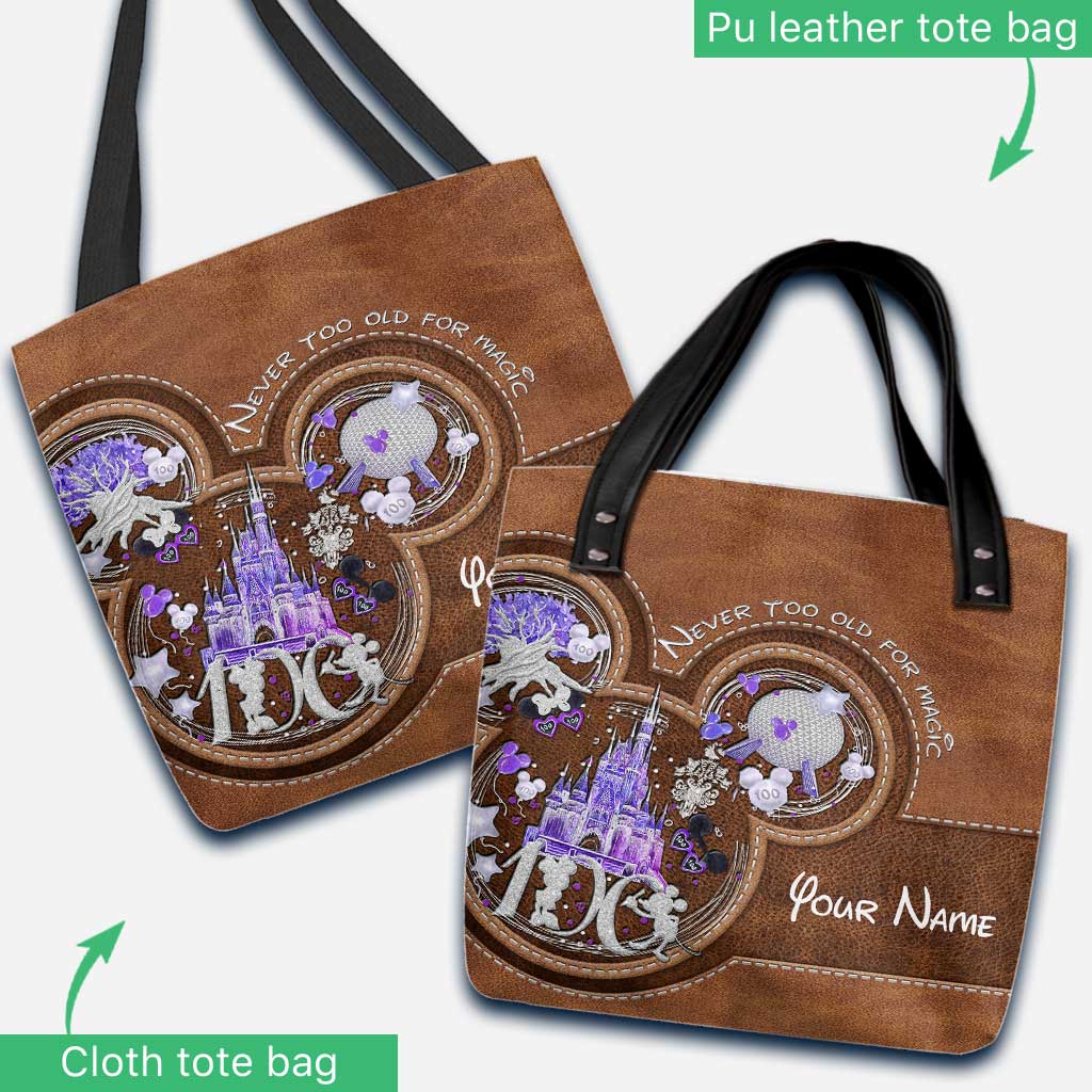 Personalized Mouse Tote Bag Custom Name Gift for Birthday
