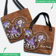 Load image into Gallery viewer, Personalized Mouse Tote Bag Custom Name Gift for Birthday
