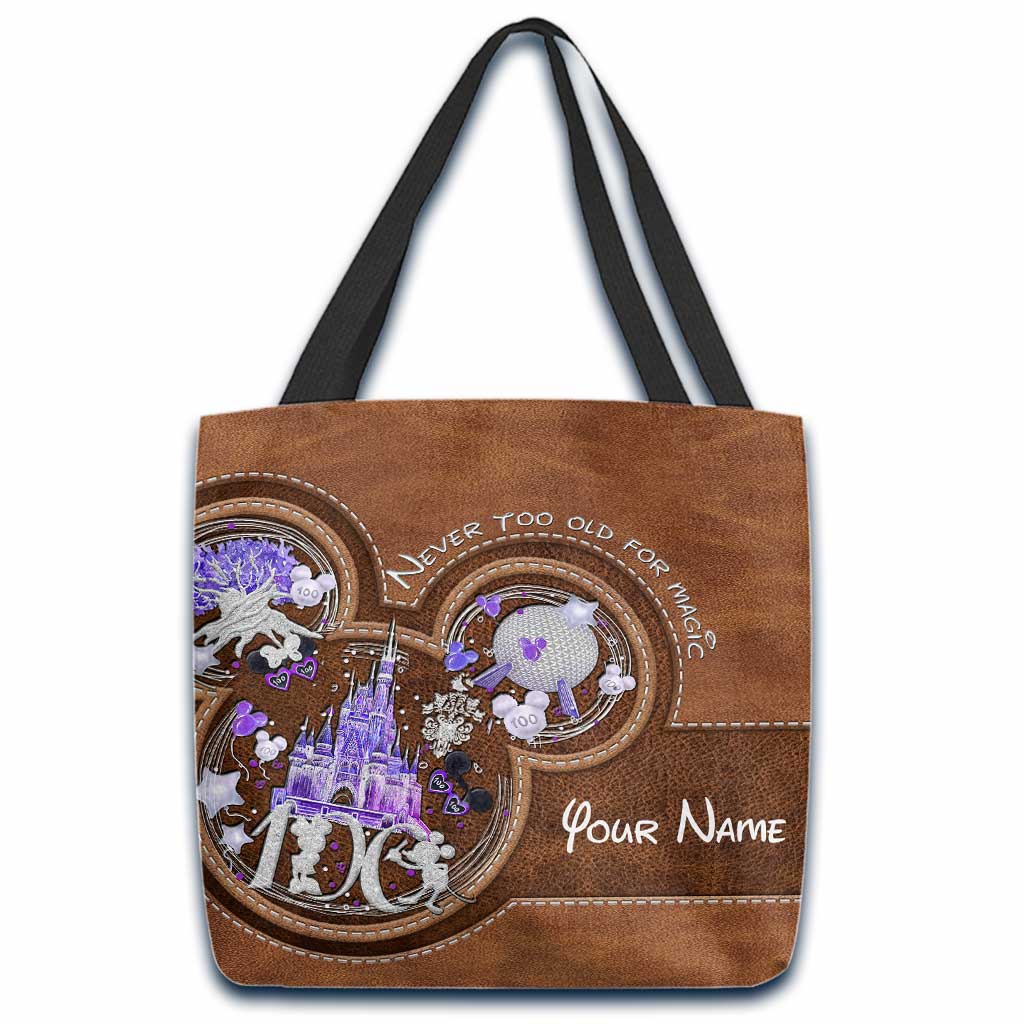 Personalized Mouse Tote Bag Custom Name Gift for Birthday