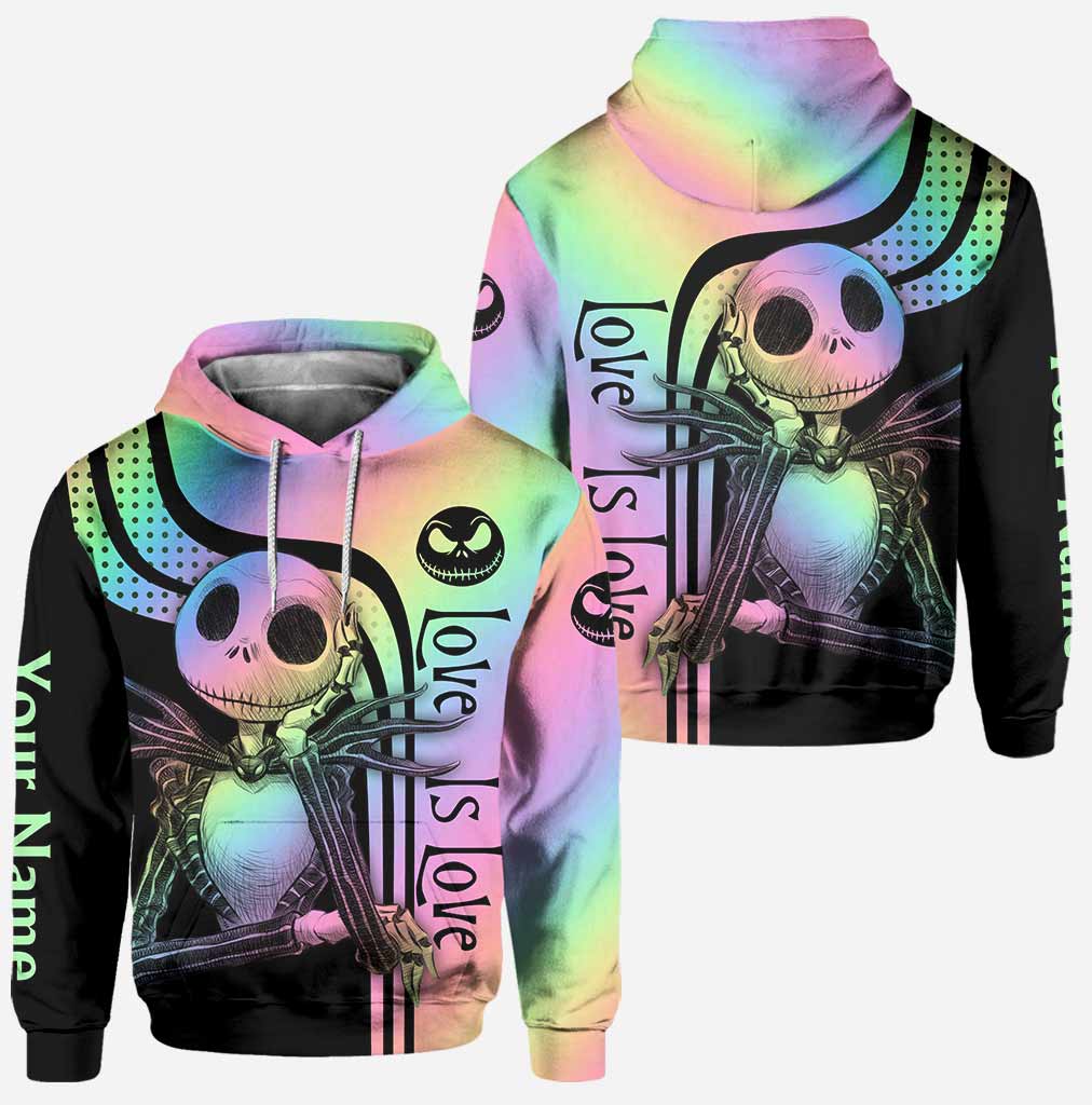 Personalized LGBT Support Hoodie and Leggings Custom Name Gift