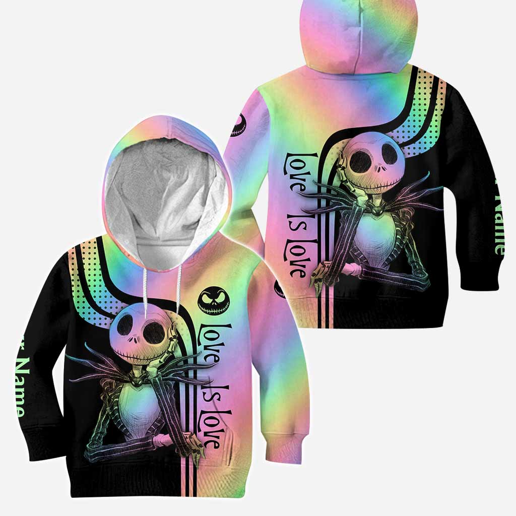 Personalized LGBT Support Hoodie and Leggings Custom Name Gift