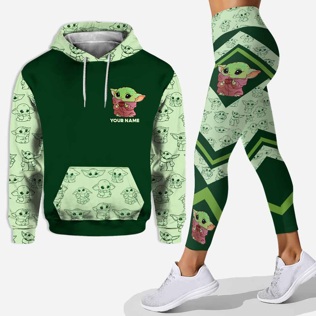 Personalized Hoodie and Leggings Custom Name Gift for Her