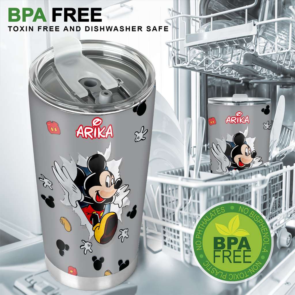 Personalized Disney Tumbler Custom Name Gift for Adults